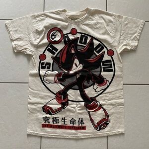 Shadow the Hedgehog Cream Colour T-Shirt